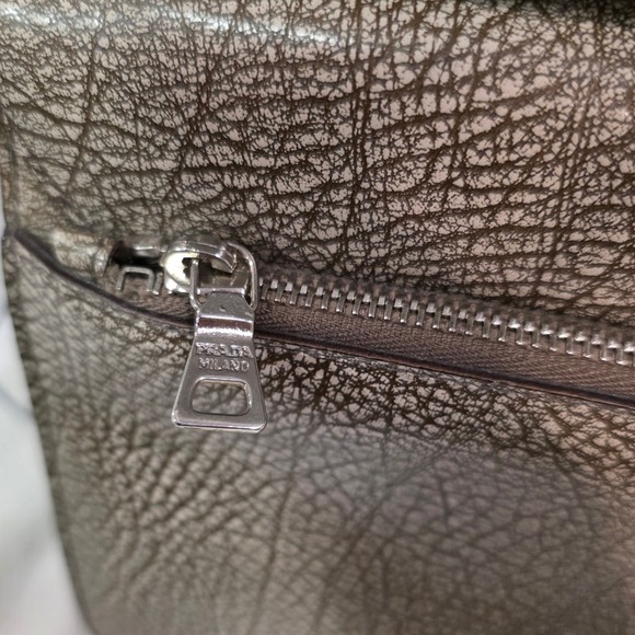 Vintage Prada‎ Lama Shoulder Bag Roccia - Picture 5 of 13